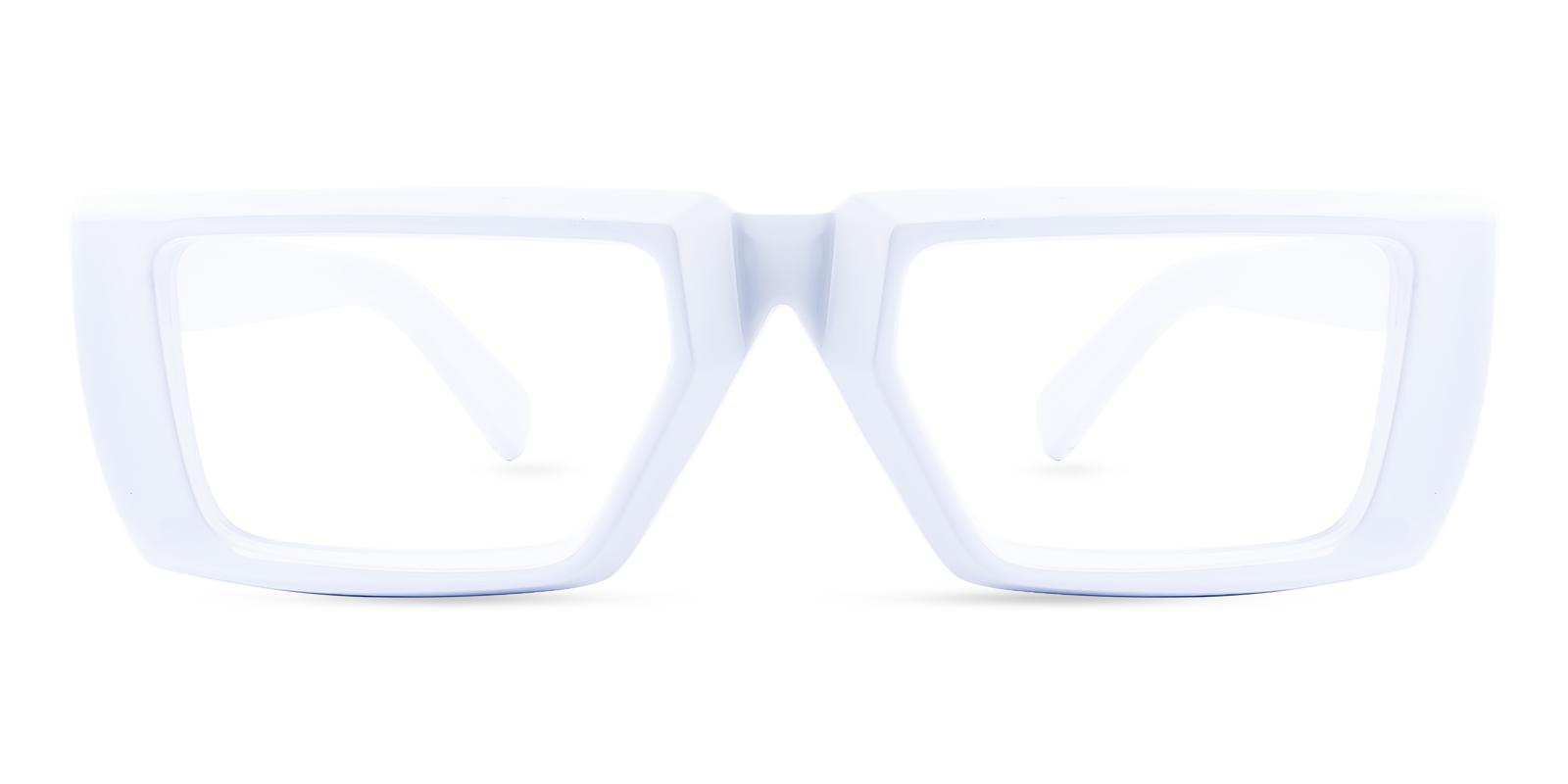 Cidmost White Acetate Eyeglasses , UniversalBridgeFit Frames from ABBE Glasses
