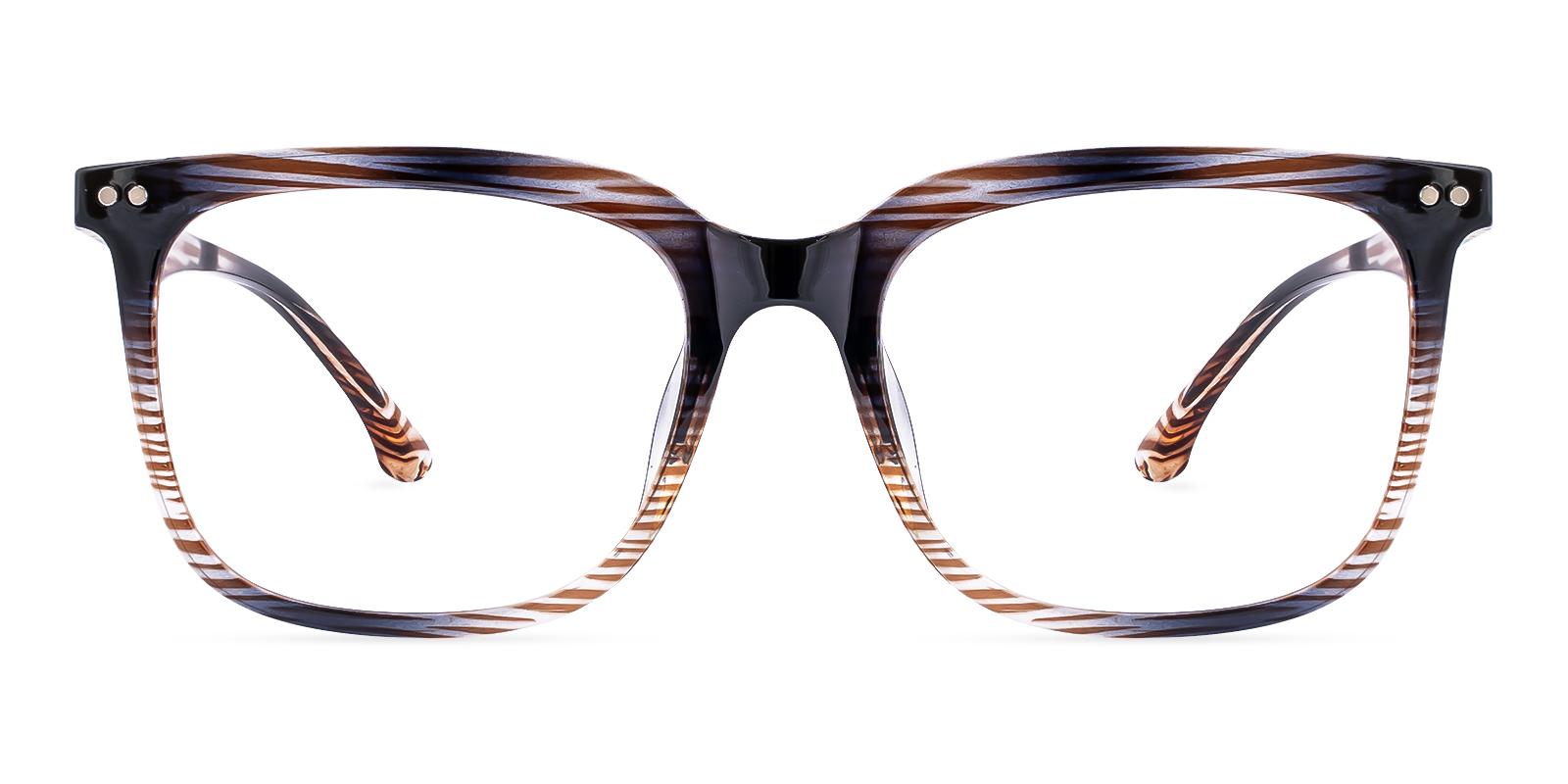 Ephty Brown Plastic Eyeglasses , UniversalBridgeFit Frames from ABBE Glasses