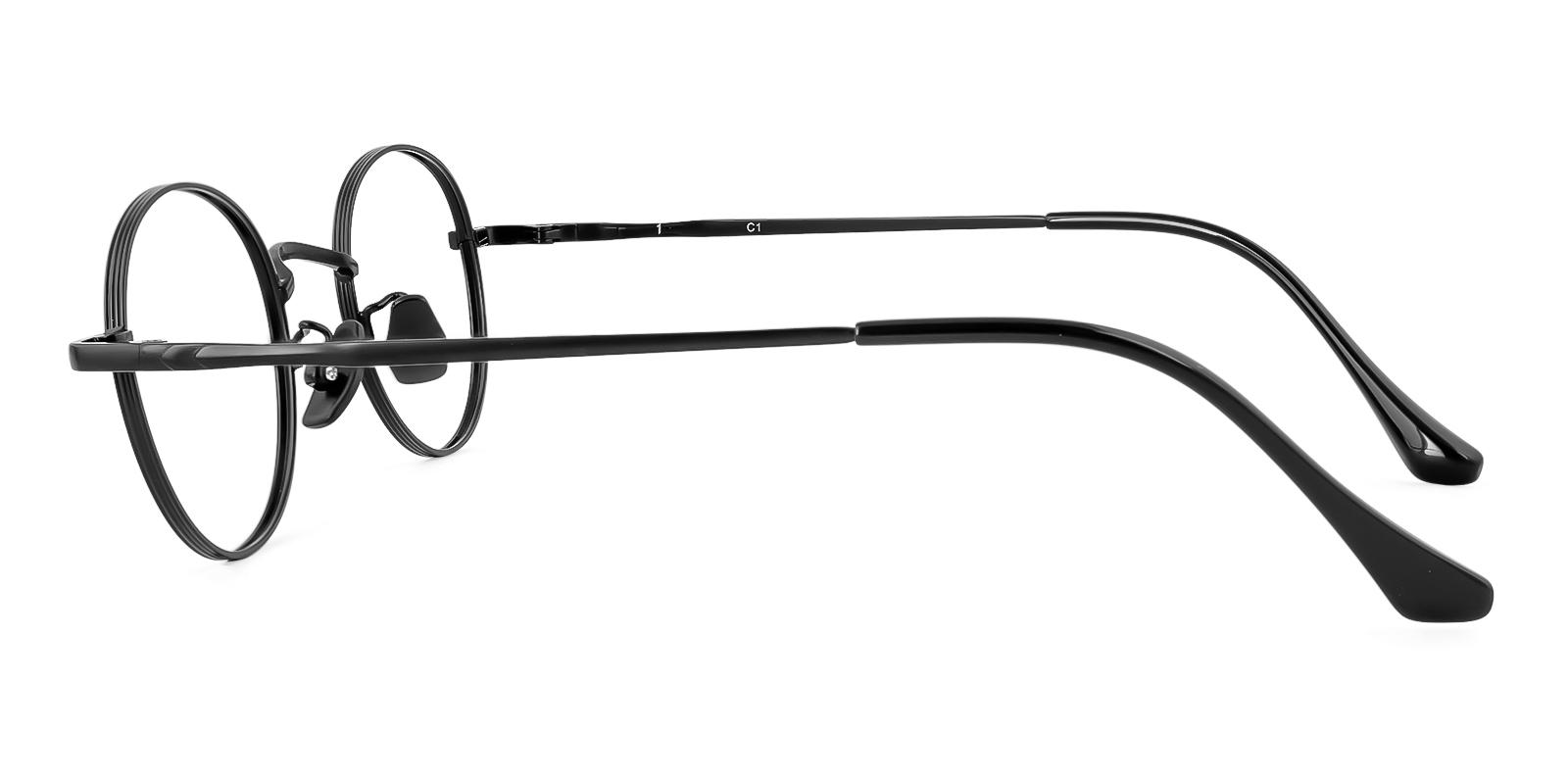 Candarian Black Titanium Eyeglasses , NosePads Frames from ABBE Glasses