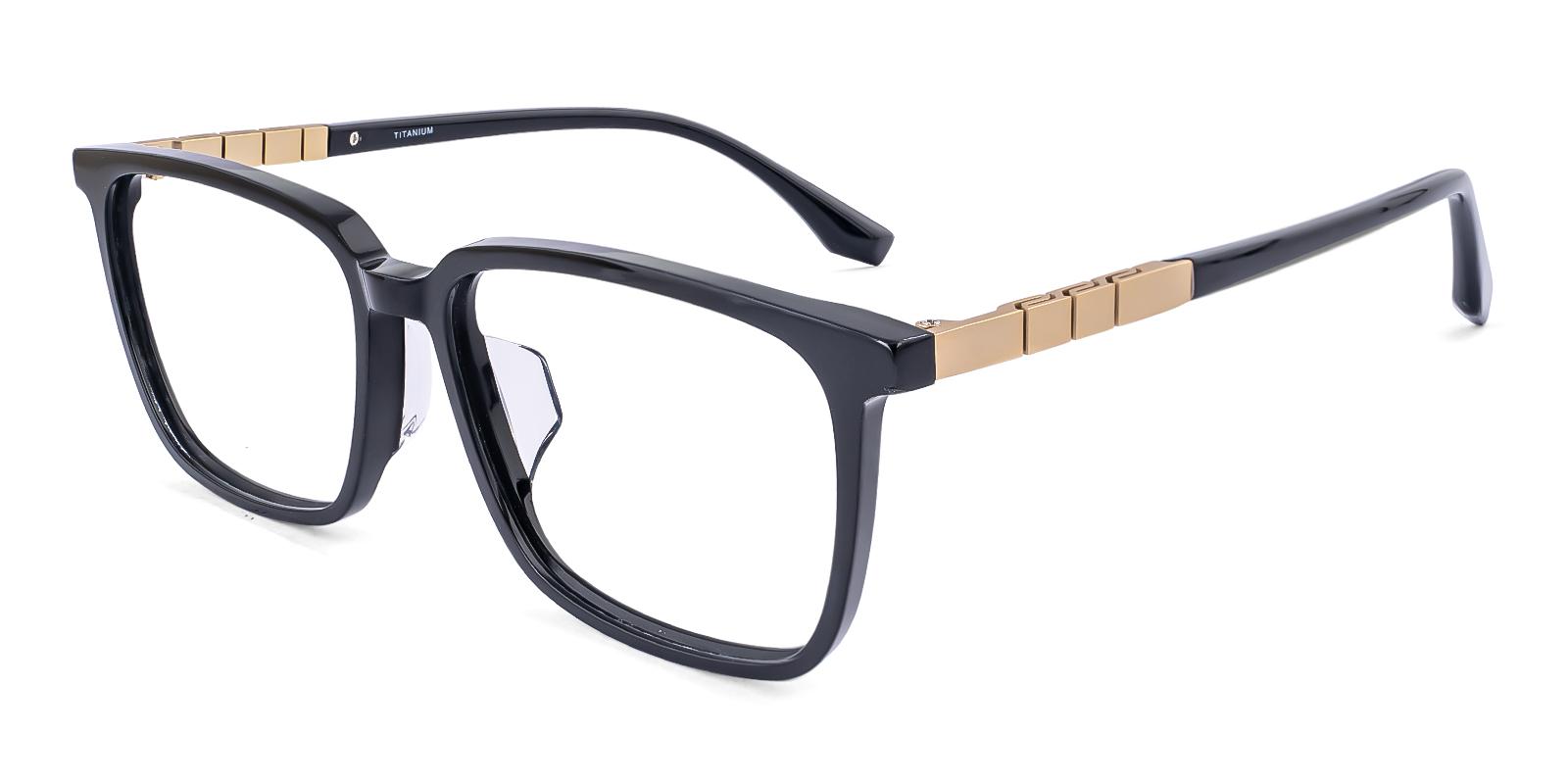 Pathetics Gold Acetate , Titanium Eyeglasses , UniversalBridgeFit Frames from ABBE Glasses