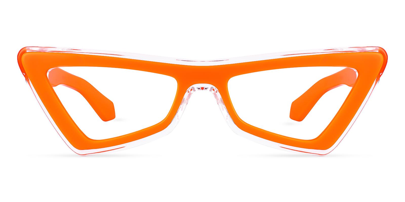 Alleloory Orange Acetate Eyeglasses , UniversalBridgeFit Frames from ABBE Glasses