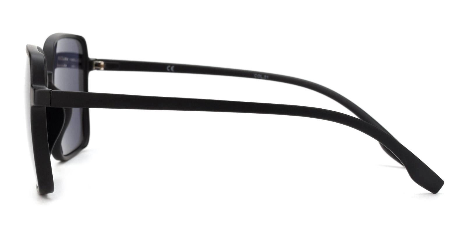 Rapaciade Matte-black Plastic Sunglasses , UniversalBridgeFit , Lightweight Frames from ABBE Glasses