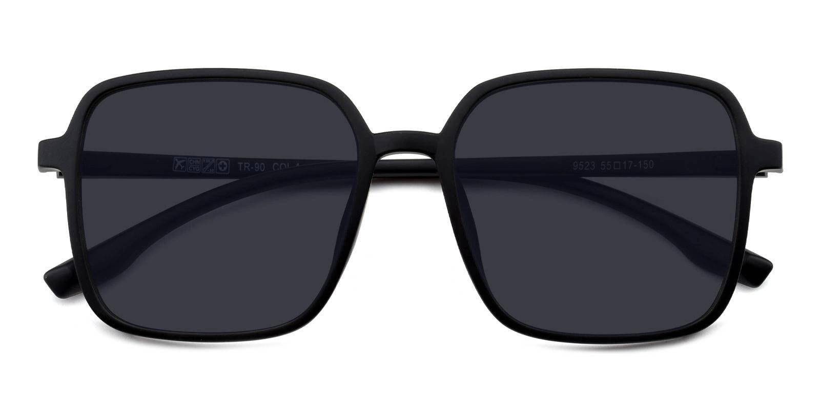 Rapaciade Matte-black Plastic Sunglasses , UniversalBridgeFit , Lightweight Frames from ABBE Glasses
