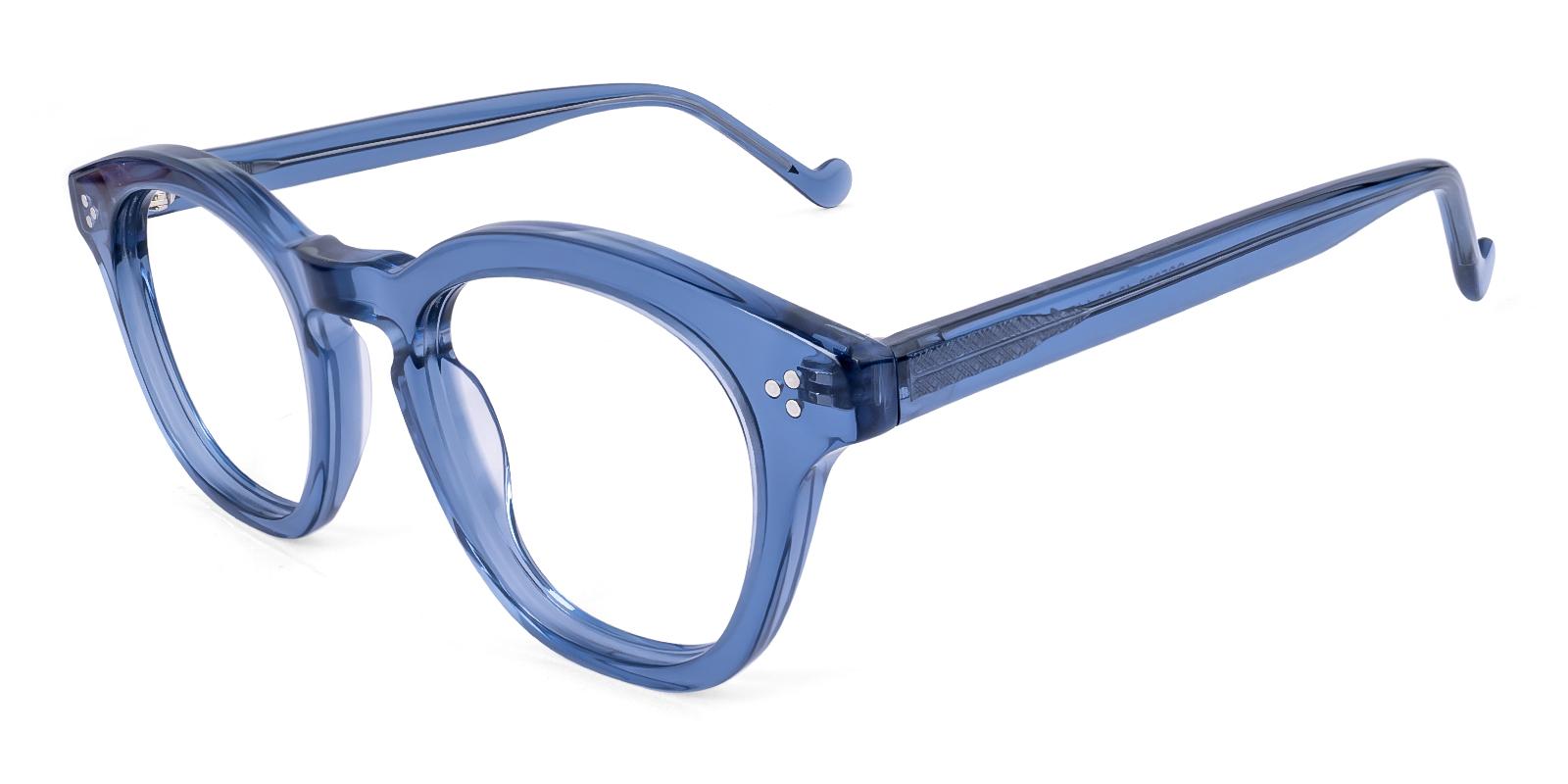 Calature Blue Acetate Eyeglasses , UniversalBridgeFit Frames from ABBE Glasses