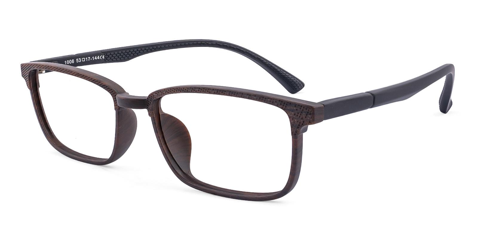 Mercair Brown TR Eyeglasses , UniversalBridgeFit , Lightweight Frames from ABBE Glasses