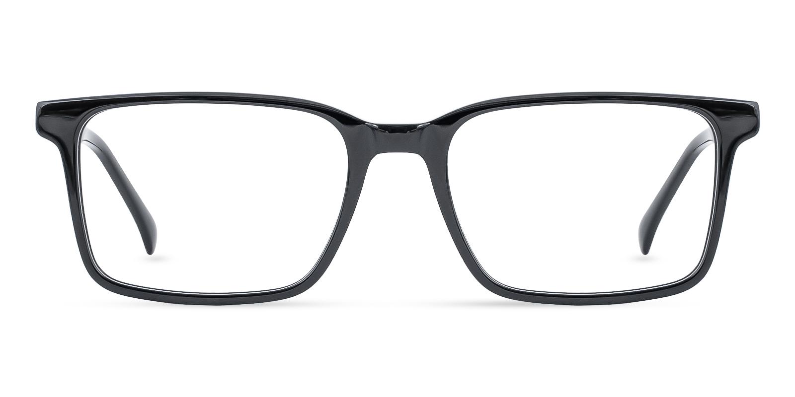 Nextatory Black Acetate Eyeglasses , SpringHinges , UniversalBridgeFit Frames from ABBE Glasses