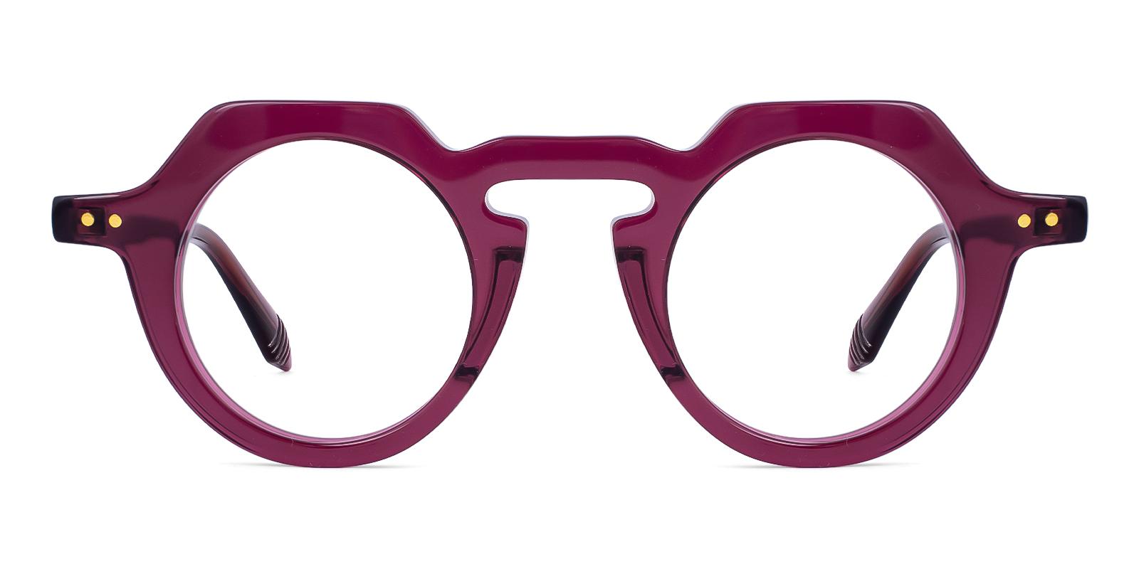 Mellior Purple Acetate Eyeglasses , UniversalBridgeFit Frames from ABBE Glasses