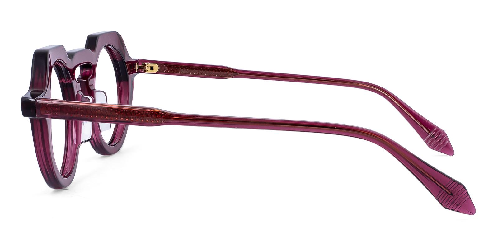 Mellior Purple Acetate Eyeglasses , UniversalBridgeFit Frames from ABBE Glasses