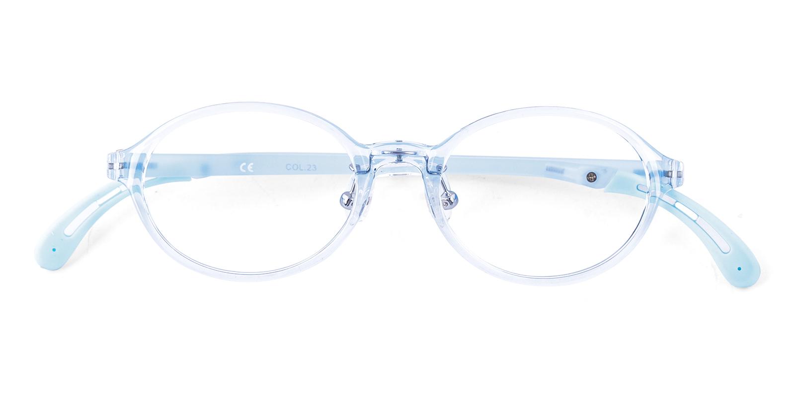 Kids-Tussock Blue TR Eyeglasses , Lightweight , NosePads Frames from ABBE Glasses