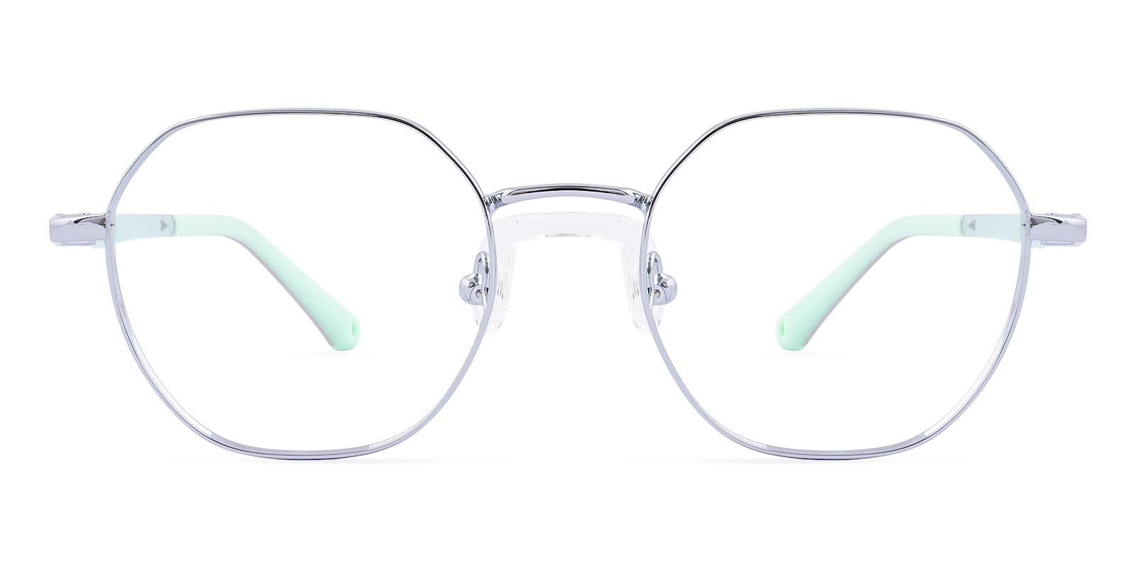 Thrall Silver Metal , TR Eyeglasses , NosePads Frames from ABBE Glasses