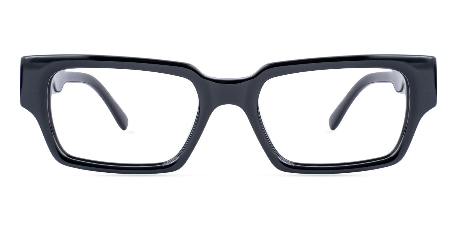 Stoop Black Acetate Eyeglasses , UniversalBridgeFit Frames from ABBE Glasses