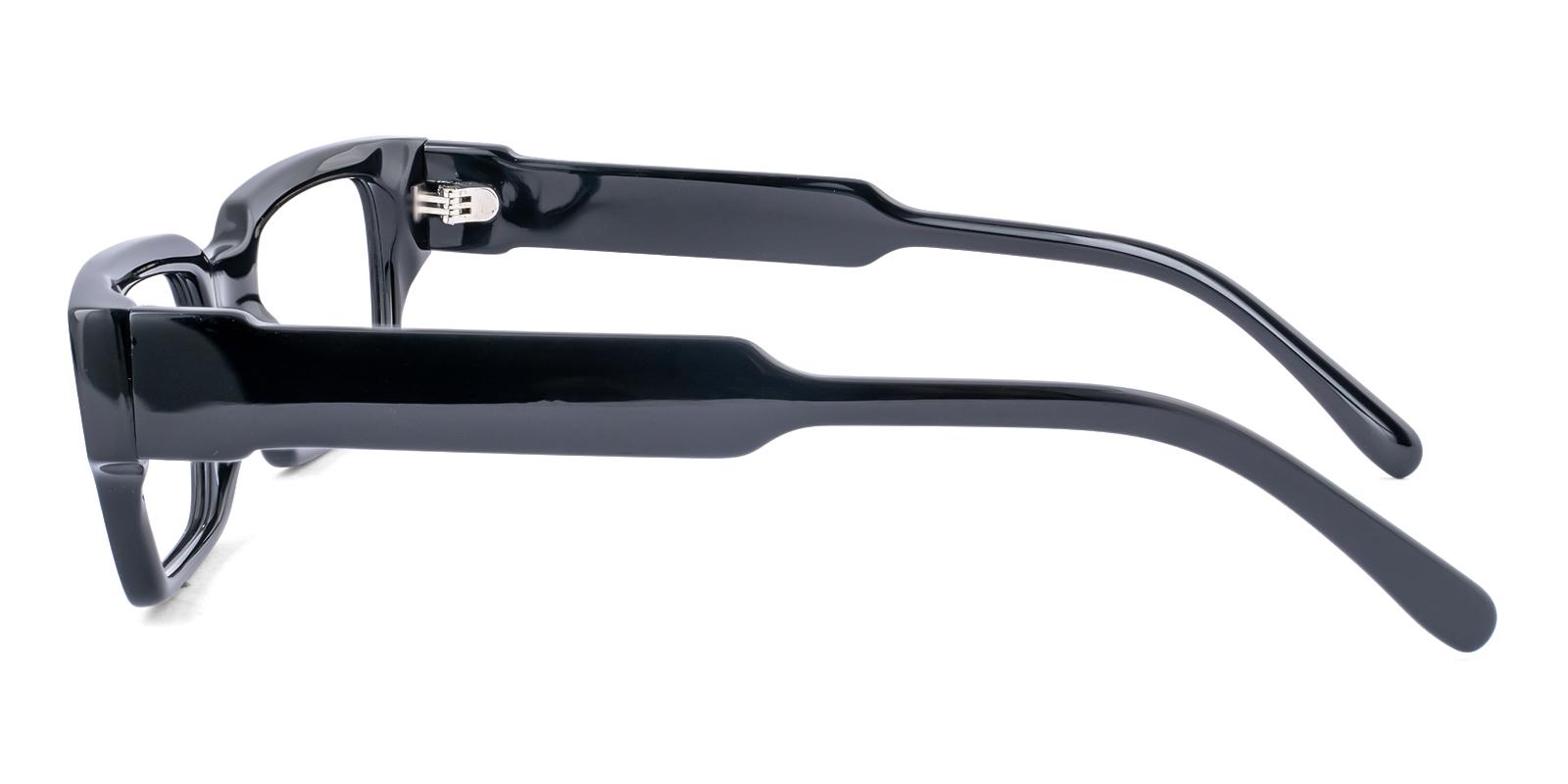 Stoop Black Acetate Eyeglasses , UniversalBridgeFit Frames from ABBE Glasses